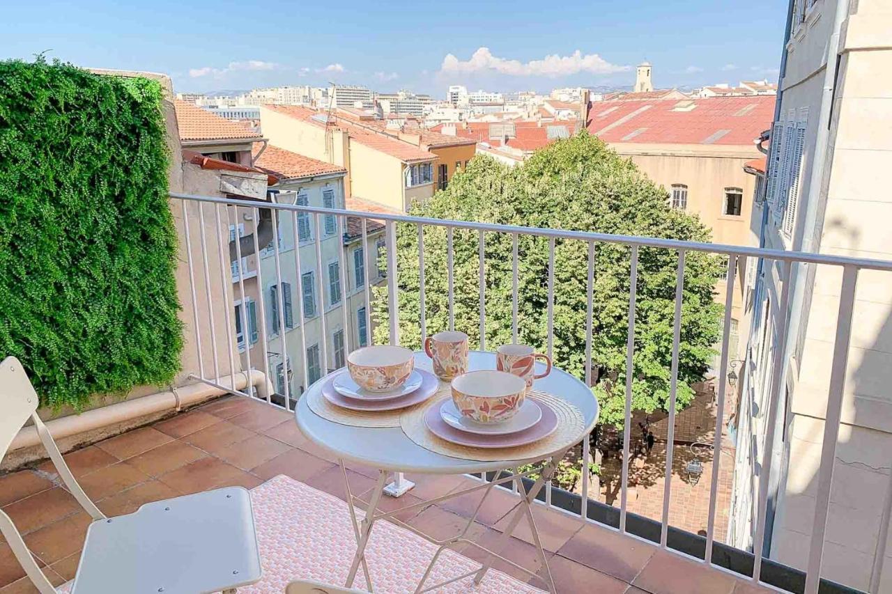 Le Perchoir - Terrasse & Clim Au Coeur Du Panier Apartment มาร์กเซย ภายนอก รูปภาพ